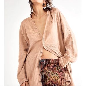 Free People We The Free Summer Daydream Button Down